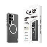 Samsung Galaxy S26 Ultra CARE by PanzerGlass Urban Explorer Skal - Qi Kompatibel - Genomskinlig / Vit