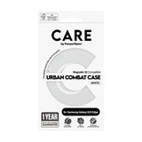 CARE by PanzerGlass Samsung Galaxy S25 Edge FLAGSHIP Urban Combat Skal - MagSafe Kompatibel - Transparent / White