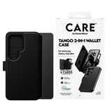 Samsung Galaxy S26 Ultra CARE by PanzerGlass Feature Tango 2-i-1 Fodral med Plånbok - Svart