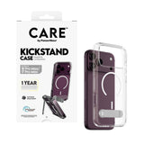 iPhone 18 Pro Max  / 17 Pro Max CARE by PanzerGlass Feature Kickstand Skal - MagSafe Kompatibel - Genomskinlig / Vit