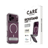 iPhone 18 Pro Max  / 17 Pro Max CARE by PanzerGlass Feature Kickstand Skal - MagSafe Kompatibel - Genomskinlig / Vit