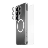 Samsung Galaxy S26 Ultra Urban Combat 3-in-1 Bundle med Skal / Skärmskydd / Kameraskydd - Qi Kompatibel - Genomskinlig