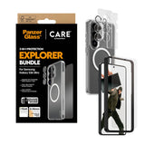 Samsung Galaxy S26 Ultra Urban Combat 3-in-1 Bundle med Skal / Skärmskydd / Kameraskydd - Qi Kompatibel - Genomskinlig