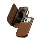 iPhone 18 Pro / 17 Pro CARE by PanzerGlass Feature Tango 2-i-1 Fodral med Plånbok - MagSafe Kompatibel - Brun