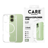 CARE by PanzerGlass iPhone 17 FLAGSHIP Urban Explorer Skal - MagSafe Kompatibel - Transparent