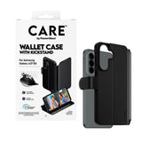Samsung Galaxy A37 CARE by PanzerGlass Feature Wallet Case med Stativfunktion - Svart