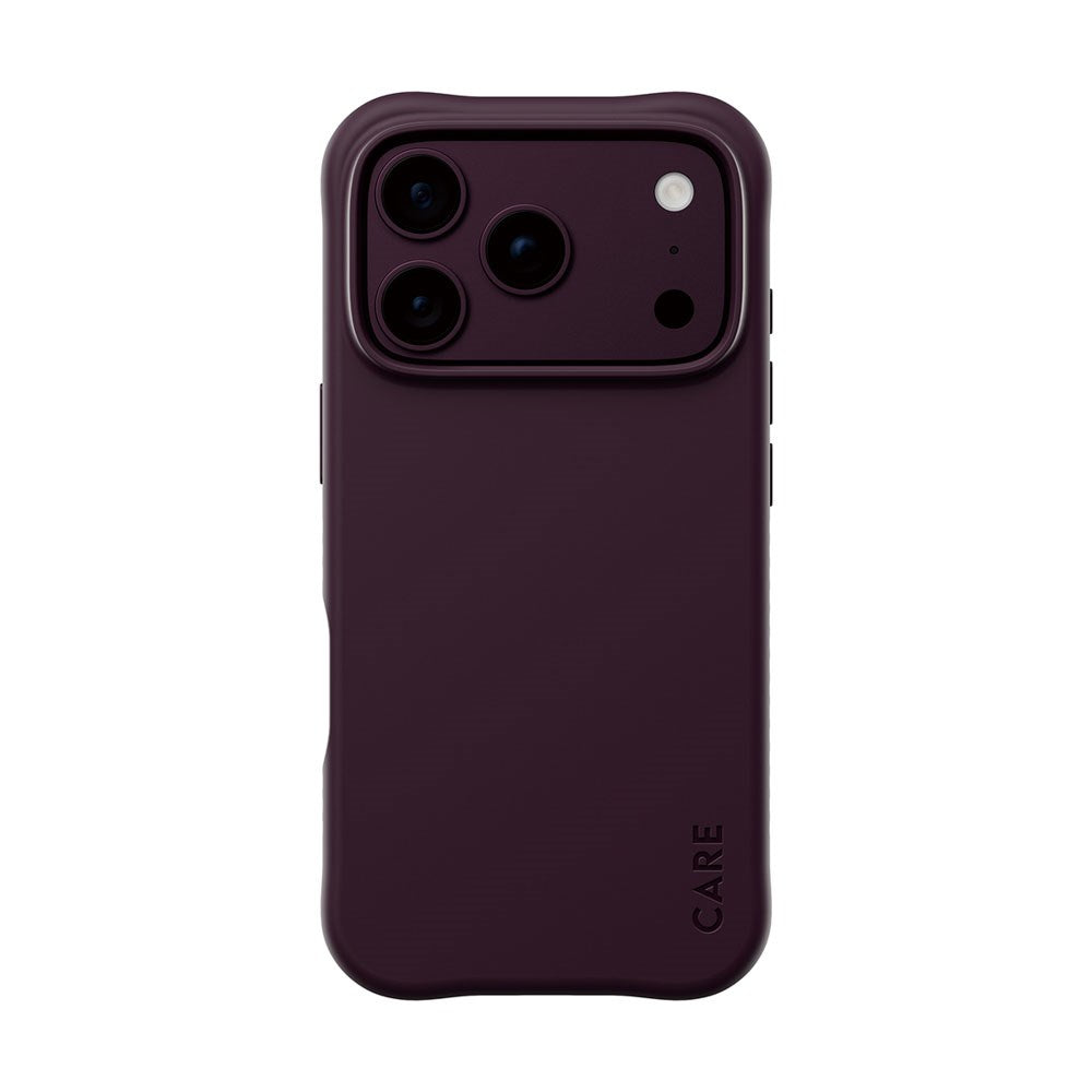 iPhone 18 Pro / 17 Pro CARE by PanzerGlass Fashionable Samba Skal - MagSafe Kompatibel - Dark Cherry