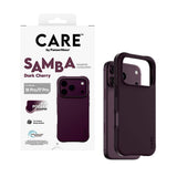 iPhone 18 Pro / 17 Pro CARE by PanzerGlass Fashionable Samba Skal - MagSafe Kompatibel - Dark Cherry
