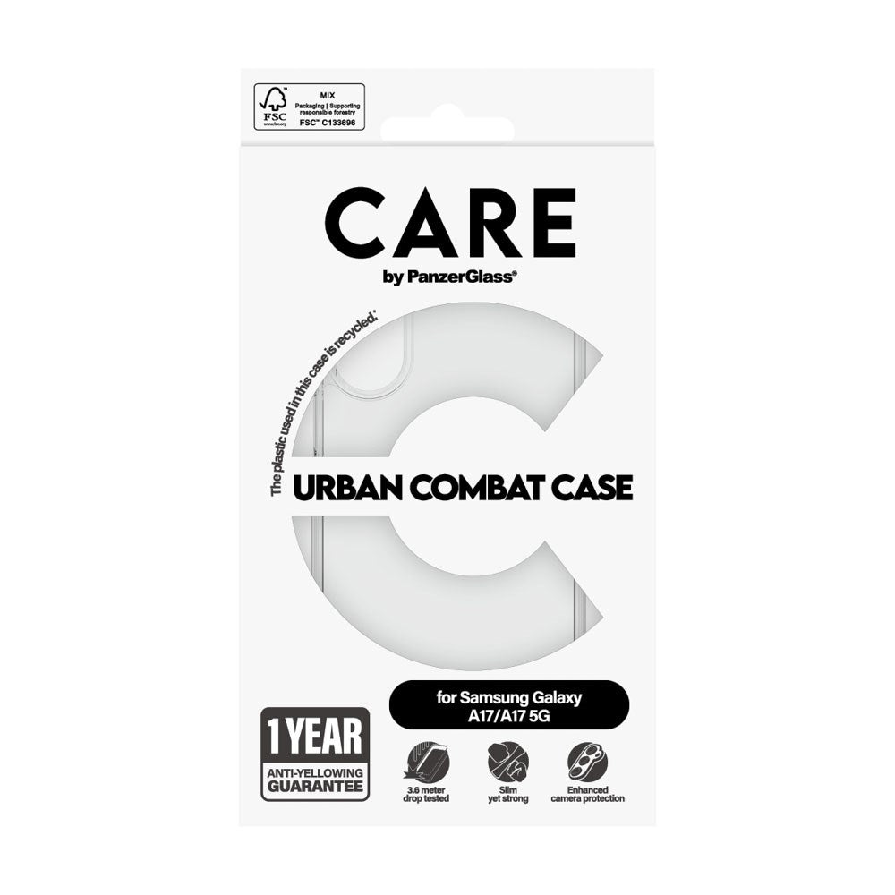 CARE by PanzerGlass Samsung Galaxy A17 (5G) FLAGSHIP Urban Combat Skal - Transparent