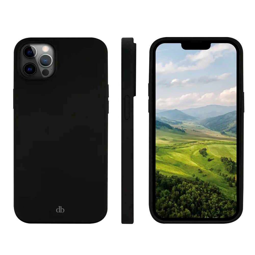 dbramante1928  iPhone 12/12 Pro Costa Rica Silikon Deksel - 100% Resirkulert Plast - Night Black