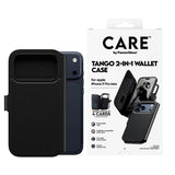 CARE by PanzerGlass iPhone 17 Pro Max Feature Tango 2-i-1 Fodral med Plånbok - Svart