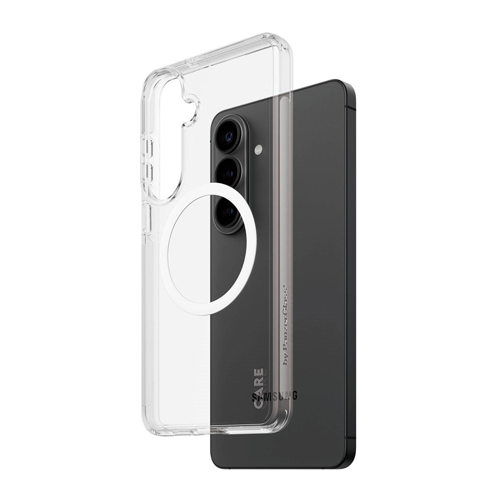 Samsung Galaxy S26+ (Plus) CARE by PanzerGlass Urban Explorer Skal - Qi Kompatibel - Genomskinlig / Vit