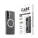 Samsung Galaxy S26+ (Plus) CARE by PanzerGlass Urban Explorer Skal - Qi Kompatibel - Genomskinlig / Vit