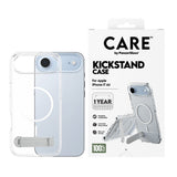 CARE by PanzerGlass iPhone Air Feature Kickstand Skal - MagSafe Kompatibel - Transparent / Silver