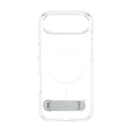 CARE by PanzerGlass iPhone Air Feature Kickstand Skal - MagSafe Kompatibel - Transparent / Silver