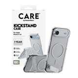 CARE by PanzerGlass iPhone Air Feature Kickstand Skal - MagSafe Kompatibel - Transparent / Silver