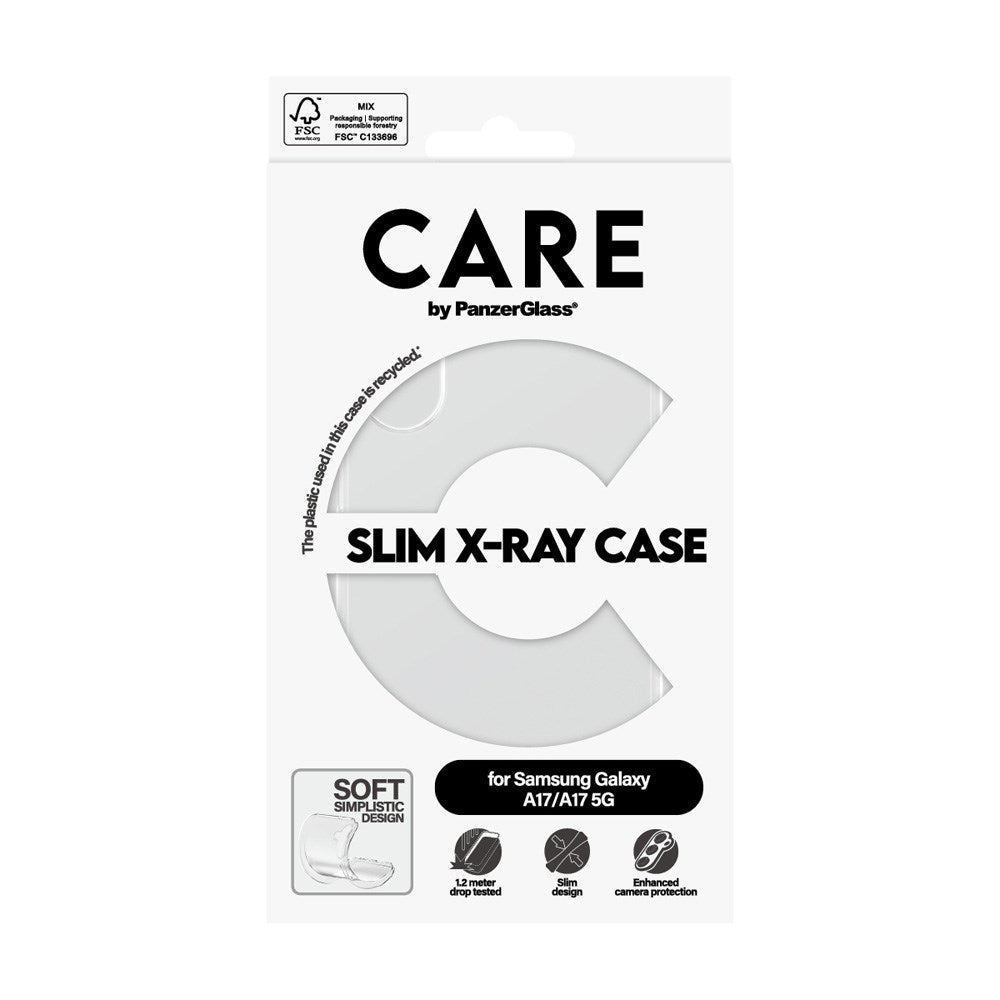 CARE by PanzerGlass Samsung Galaxy A17 (5G) FASHION X-Ray Soft Basic Skal - Genomskinlig