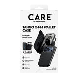 CARE by PanzerGlass iPhone 17 Pro Feature Tango 2-i-1 Fodral med Plånbok - Svart