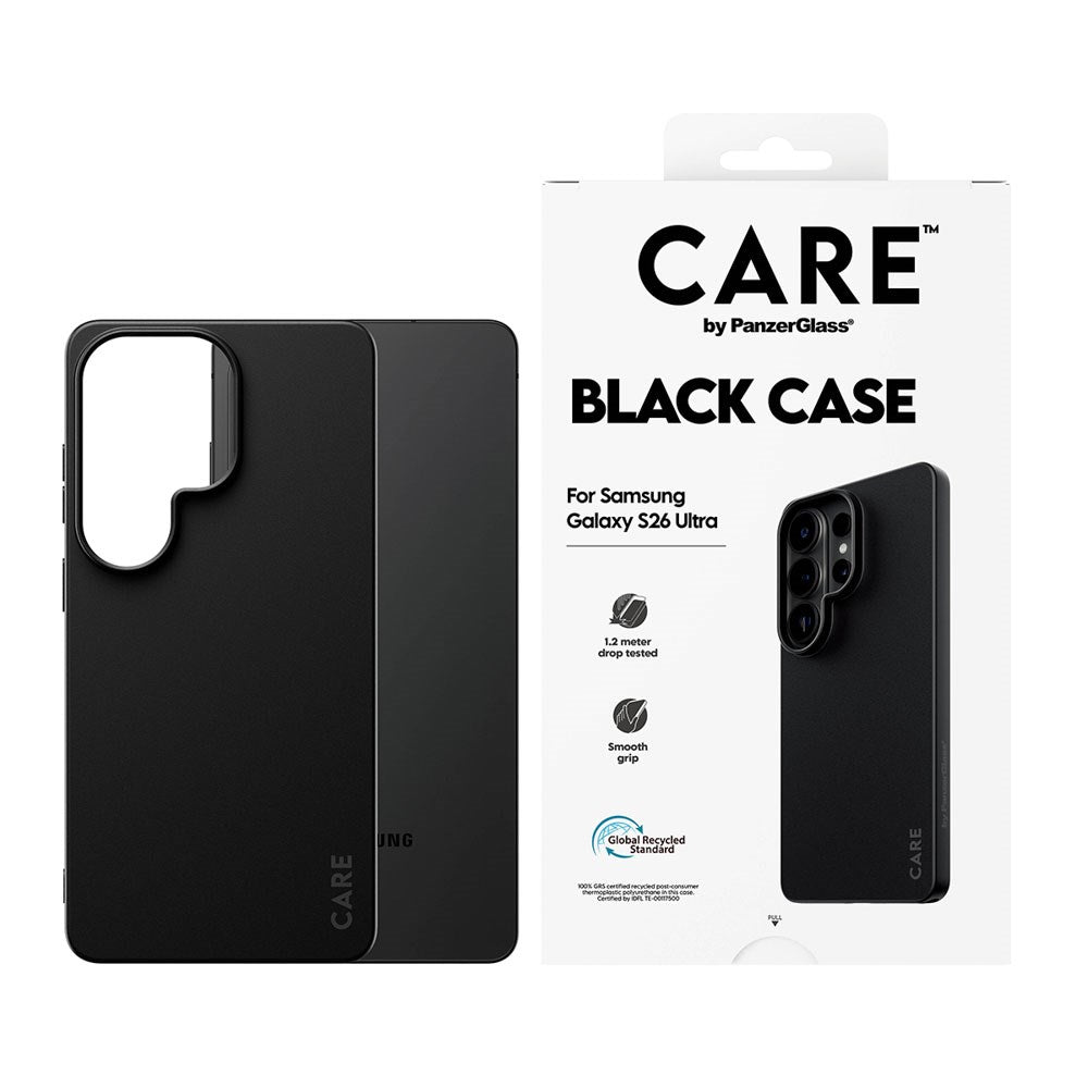 Samsung Galaxy S26 Ultra CARE by PanzerGlass Fearlessly Fashionable Skal - Black