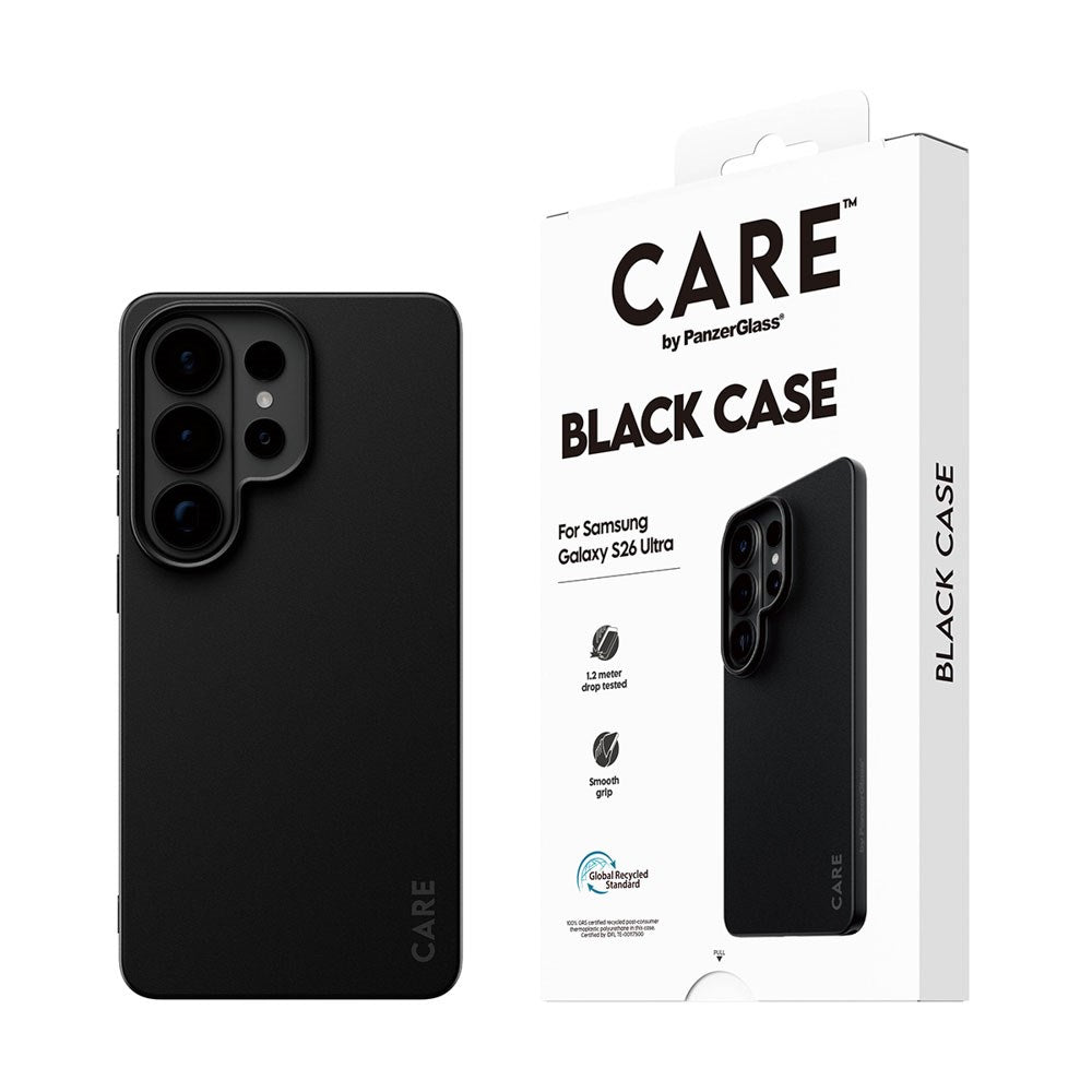 Samsung Galaxy S26 Ultra CARE by PanzerGlass Fearlessly Fashionable Skal - Black