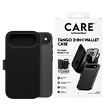CARE by PanzerGlass iPhone Air Feature Tango 2-i-1 Fodral med Plånbok - Svart