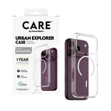 iPhone 18 Pro / 17 Pro CARE by PanzerGlass FLAGSHIP Urban Explorer Skal - MagSafe Kompatibel - Transparent / White