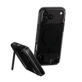 iPhone 18 Pro Max  / 17 Pro Max CARE by PanzerGlass Feature Kickstand Skal - MagSafe Kompatibel - Svart / Genomskinlig