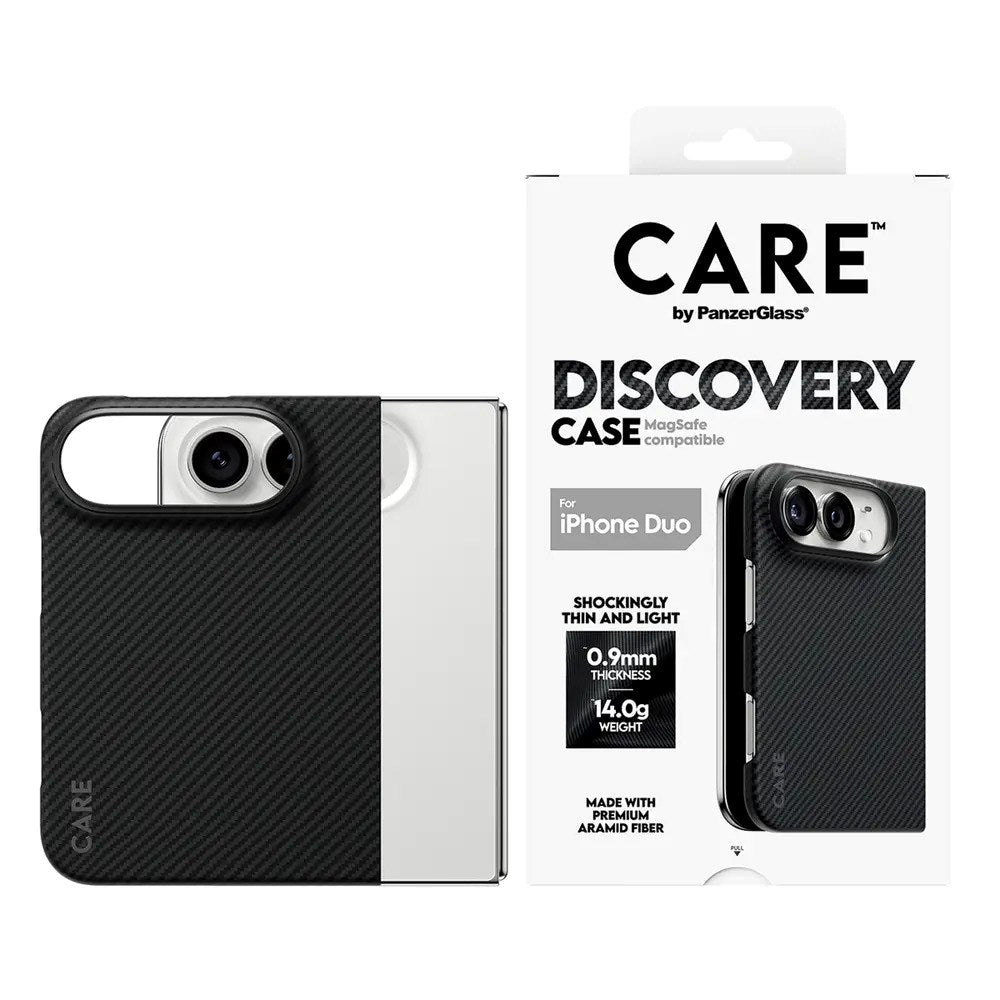 iPhone Duo CARE by PanzerGlass Crossfire Skal - MagSafe Kompatibel - Svart