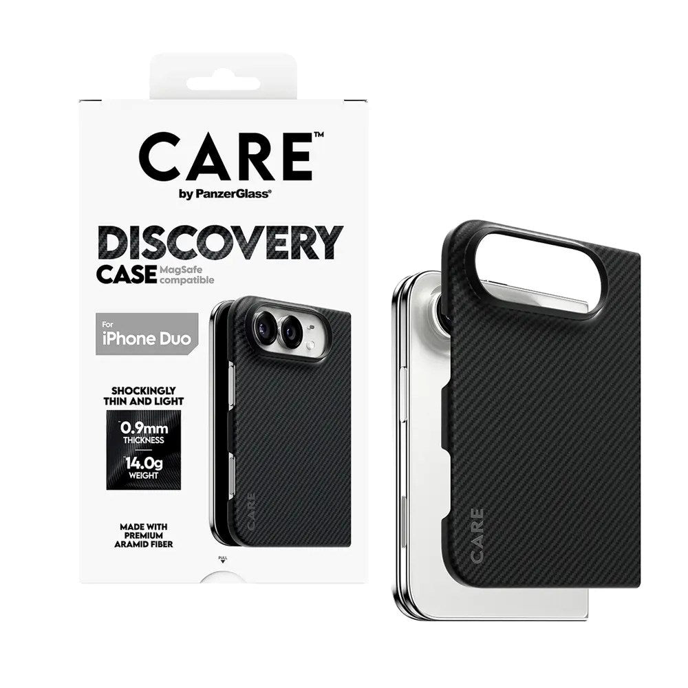 iPhone Duo CARE by PanzerGlass Crossfire Skal - MagSafe Kompatibel - Svart