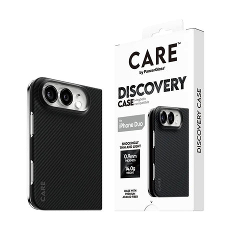 iPhone Duo CARE by PanzerGlass Crossfire Skal - MagSafe Kompatibel - Svart