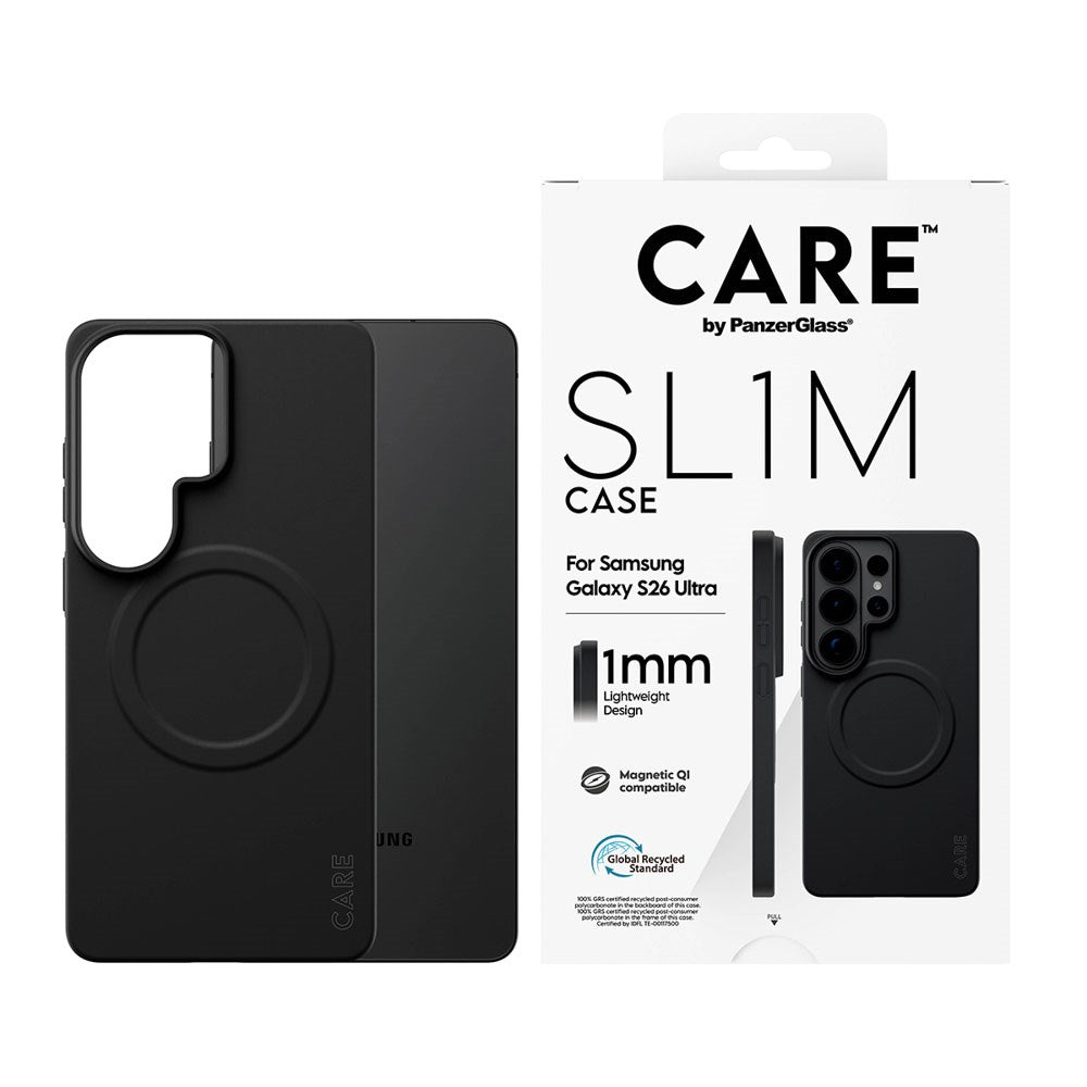Samsung Galaxy S26 Ultra CARE by PanzerGlass SL1M Skal - Svart