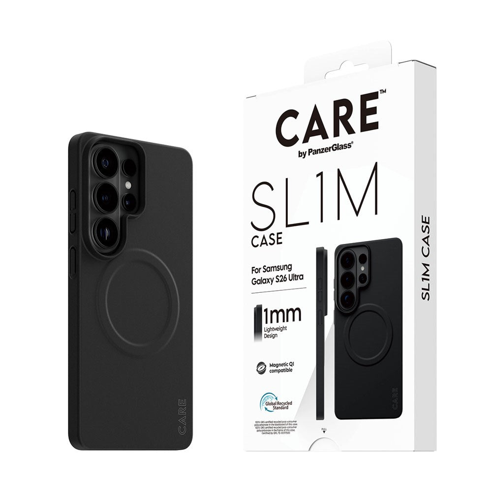 Samsung Galaxy S26 Ultra CARE by PanzerGlass SL1M Skal - Svart