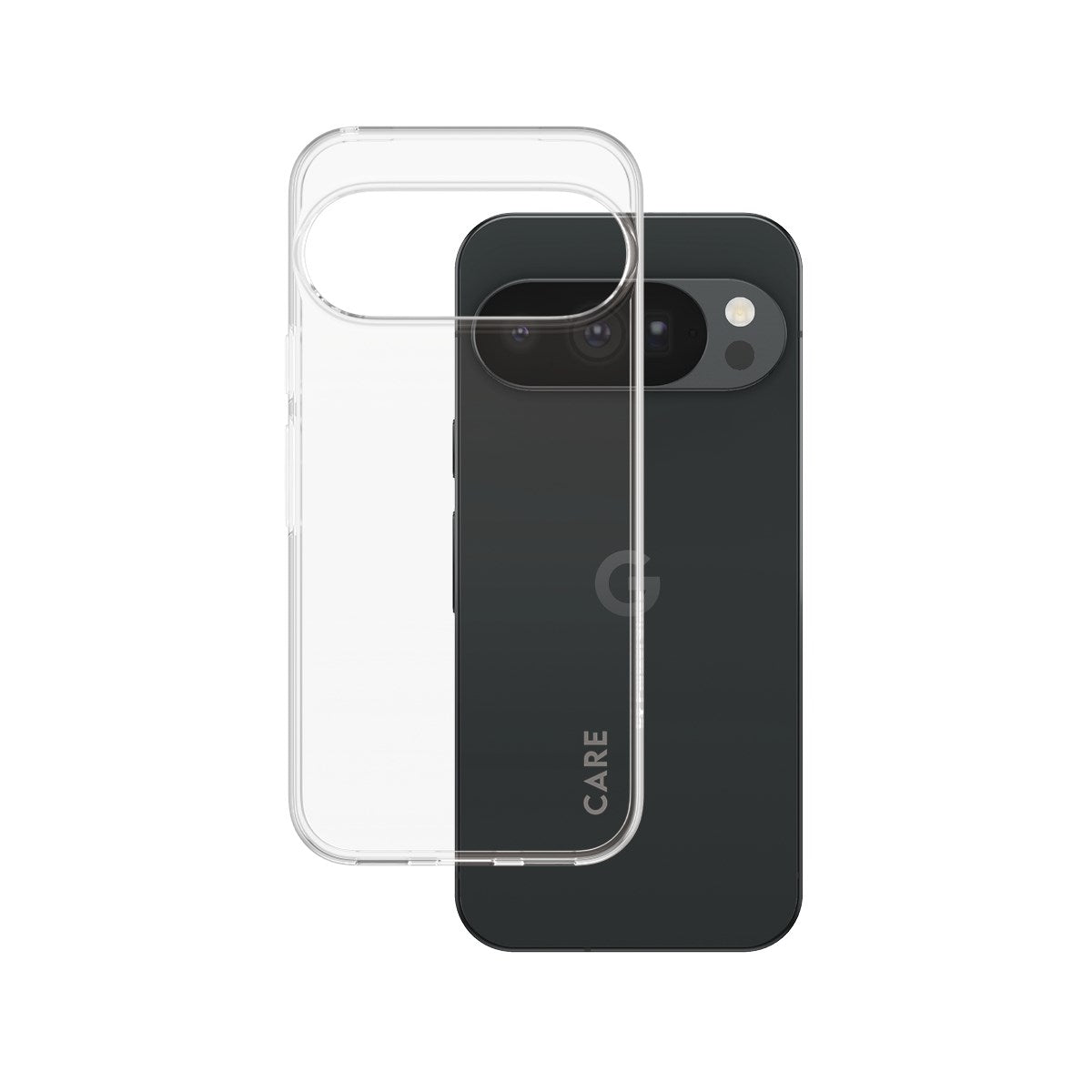 Google Pixel 11 / 11 Pro CARE by PanzerGlass FASHION X-Ray Soft Basic Skal - Genomskinlig