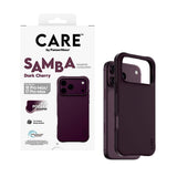 iPhone 18 Pro Max  / 17 Pro Max CARE by PanzerGlass Fashionable Samba Skal - MagSafe Kompatibel - Dark Cherry