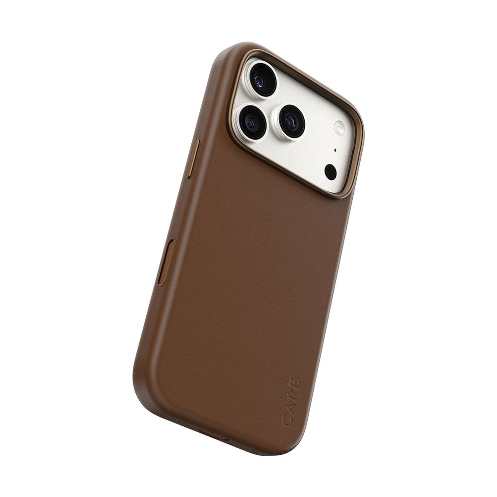 iPhone 18 Pro / 17 Pro CARE by PanzerGlass SOLO Skal - MagSafe Kompatibel - Brun