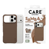 CARE by PanzerGlass iPhone 17 Pro Max Fashionable Samba Skal - MagSafe Kompatibel - Espresso