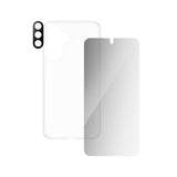 CARE by PanzerGlass Samsung Galaxy A36 (5G) 3-i-1 FLAGSHIP Bundle - Skal / Privacy Skärmskydd (UWF) / Kameraskydd - Genomskinlig / Svart