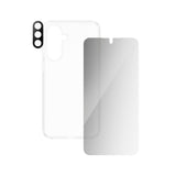 CARE by PanzerGlass Samsung Galaxy A56 (5G) 3-i-1 FLAGSHIP Bundle - Skal / Privacy Skärmskydd (UWF) / Kameraskydd - Genomskinlig / Svart