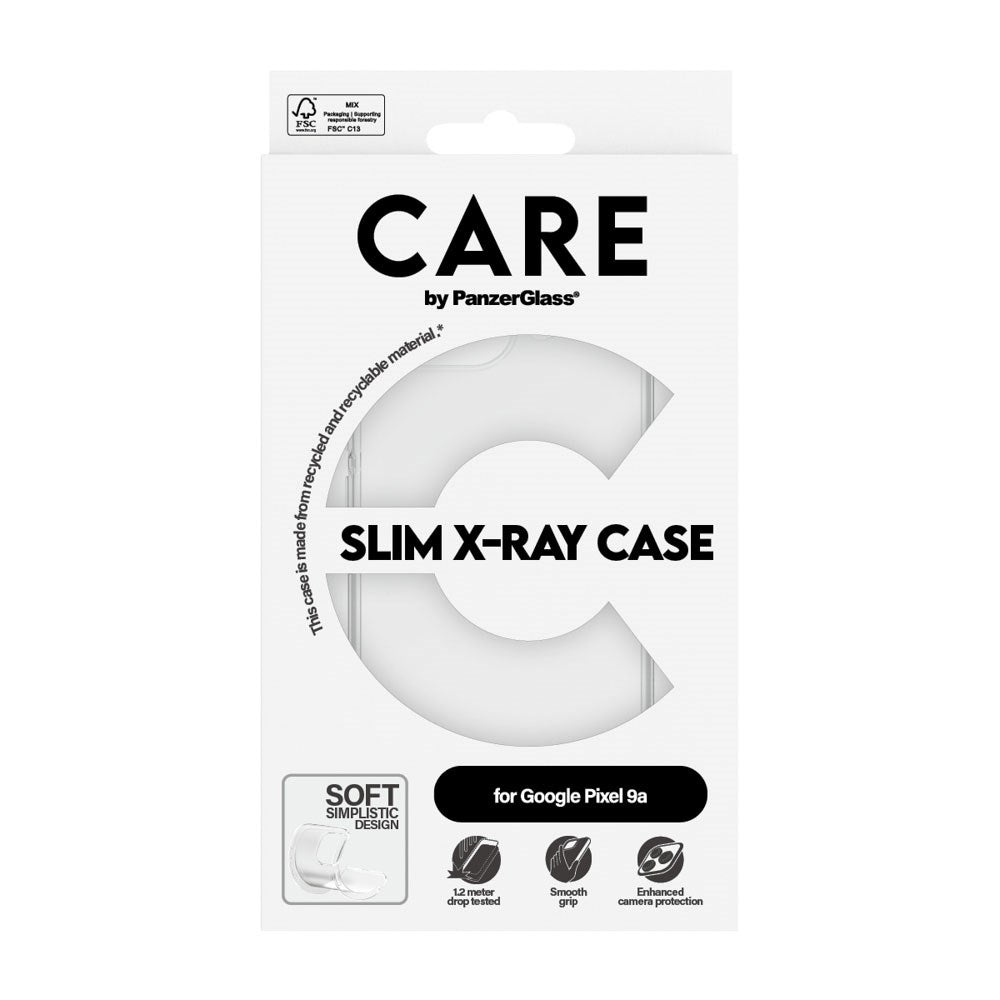 CARE by PanzerGlass Google Pixel 9a FASHION X-Ray Soft Basic Skal - Genomskinlig