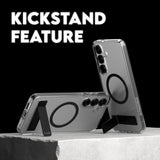 CARE by PanzerGlass Samsung Galaxy S25 Feature Kickstand Skal - Qi Kompatibel - Transparent / Black