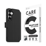 CARE by PanzerGlass Samsung Galaxy S25+ (Plus) Feature Wallet Case med Stativfunktion - Svart