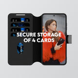 CARE by PanzerGlass Samsung Galaxy S25 Feature Wallet Case med Stativfunktion - Svart