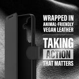 CARE by PanzerGlass Samsung Galaxy S25 Feature Wallet Case med Stativfunktion - Svart