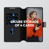 CARE by PanzerGlass Samsung Galaxy S25 Ultra Feature Wallet Case med Stativfunktion - Svart