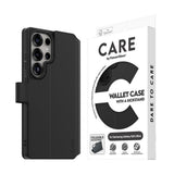 CARE by PanzerGlass Samsung Galaxy S25 Ultra Feature Wallet Case med Stativfunktion - Svart