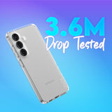 CARE by PanzerGlass Samsung Galaxy S25 FLAGSHIP Urban Combat Skal - Genomskinlig