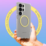 CARE by PanzerGlass Samsung Galaxy S25 Ultra FLAGSHIP Urban Combat Skal - Qi Kompatibel - Genomskinlig / Chardonnay