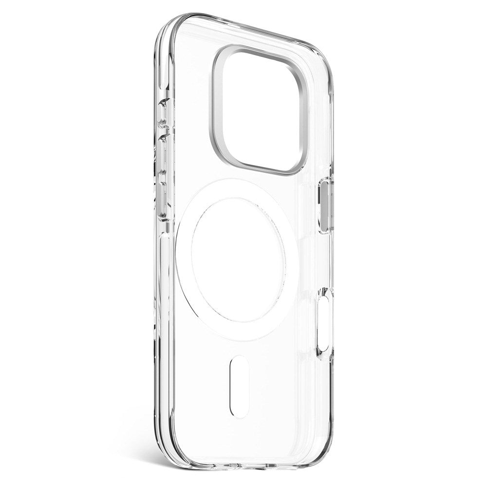 Decoded iPhone 16 Pro Clear Case - 100% Återvunnen Plast - MagSafe-kompatibel - Transparent / Matt Svart