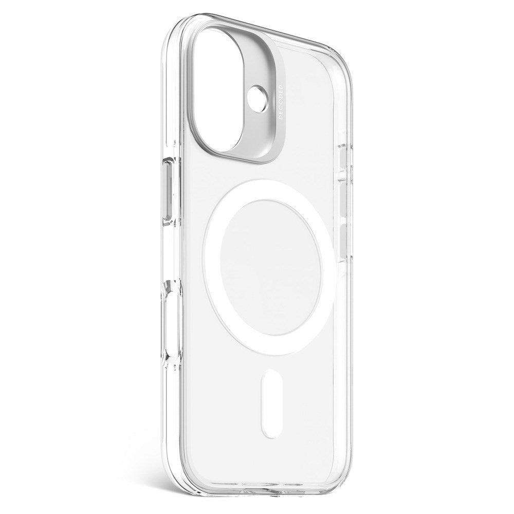 Decoded iPhone 16 Plus Clear Case - 100% Återvunnen Plast - MagSafe-kompatibel - Transparent