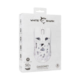 White Shark DAGONET Trådlös Gaming Mus - 6D / 24000 DPI - Vit